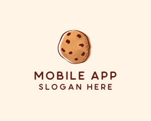 Watercolor - Chocolate Chip Cookie Biscuit logo design