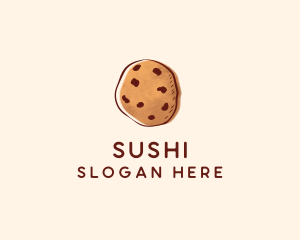 Chocolate Chip Cookie Biscuit logo design