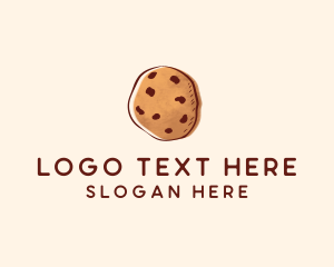 Chocolate Chip Cookie Biscuit Logo