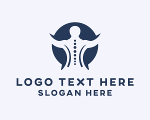 Physical - Spine Chiropractic Therapy logo design