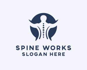 Spine Chiropractic Therapy  logo design