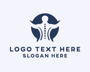 Physician - Spine Chiropractic Therapy logo design