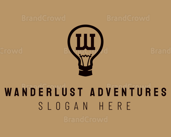 Incandescent Light Bulb Logo