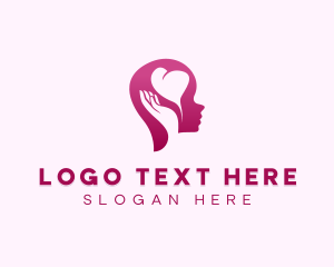 Psychology - Mental Wellness Love logo design