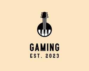 Guitar Piano Band Logo