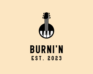 Guitar Piano Band logo design