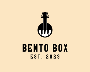 Guitar Piano Band logo design