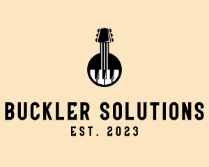 Guitar Piano Band logo design