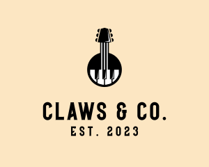 Guitar Piano Band logo design