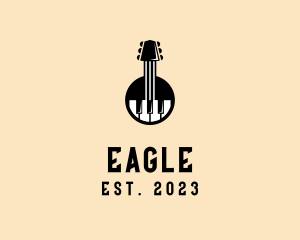 Guitar Piano Band logo design