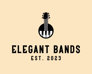 Guitar Piano Band logo design