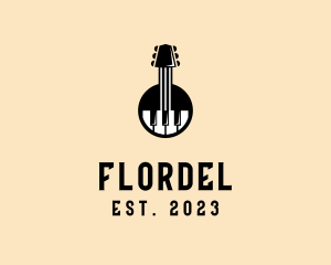 Guitar Piano Band logo design