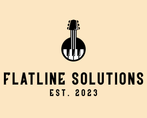 Guitar Piano Band logo design