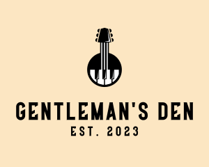 Guitar Piano Band logo design