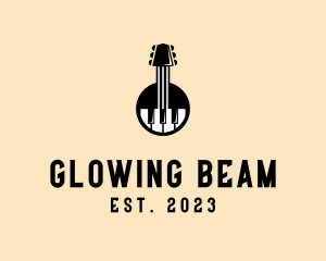 Guitar Piano Band logo design