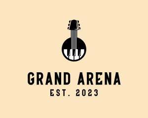 Guitar Piano Band logo design