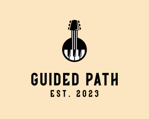 Guitar Piano Band logo design