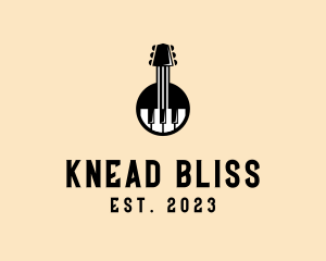 Guitar Piano Band logo design