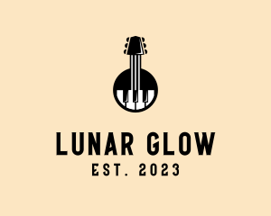 Guitar Piano Band logo design