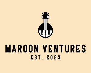 Guitar Piano Band logo design