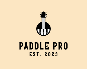 Guitar Piano Band logo design