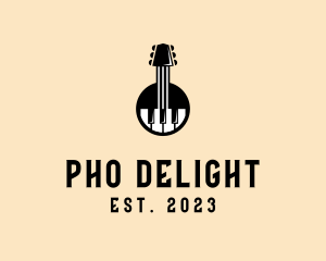 Guitar Piano Band logo design