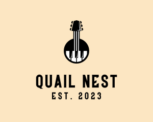 Guitar Piano Band logo design