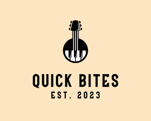 Guitar Piano Band logo design