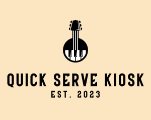 Guitar Piano Band logo design