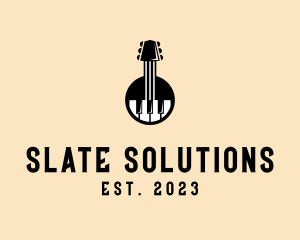 Guitar Piano Band logo design