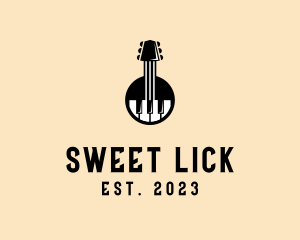 Guitar Piano Band logo design