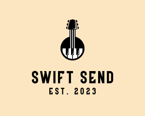 Guitar Piano Band logo design