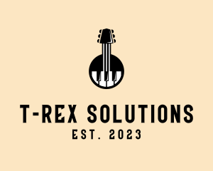 Guitar Piano Band logo design