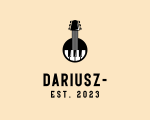 String - Guitar Piano Band logo design