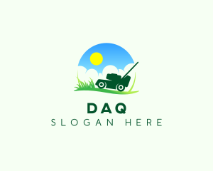 Lawn Mower - Lawn Mower Landscaping logo design