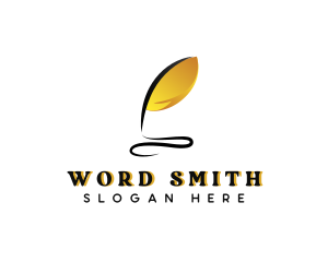 Author - Author Feather Quill logo design