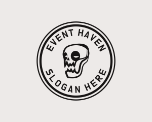 Venue - Skate Skull Punk logo design