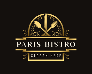 Luxury Cuisine Diner logo design