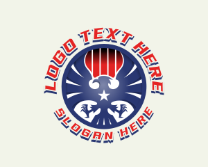 Firearm - American Eagle Star logo design