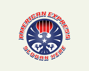 American Eagle Star logo design