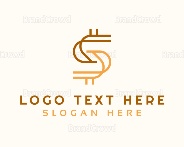 Cryptocurrency App Letter S Logo
