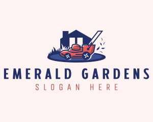 Lawn Mower Maintenance logo design