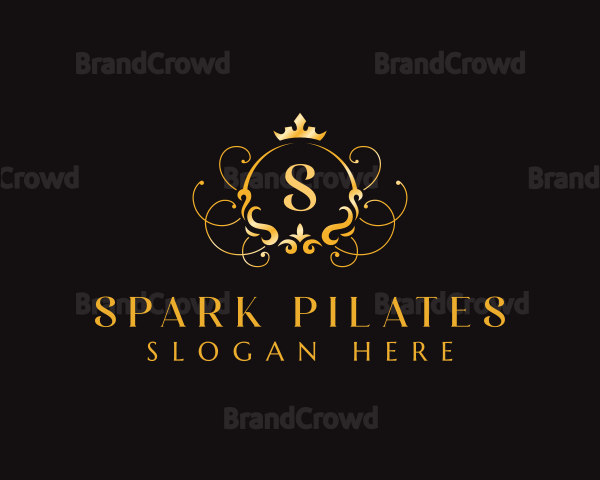 Luxury Crown Ornament Logo