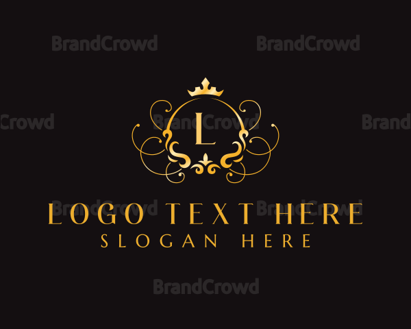 Luxury Crown Ornament Logo