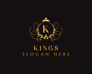 Luxury Crown Ornament logo design