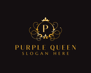 Luxury Crown Ornament logo design