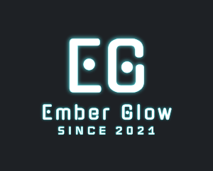 Big Futuristic Glow logo design