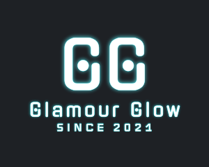 Big Futuristic Glow logo design