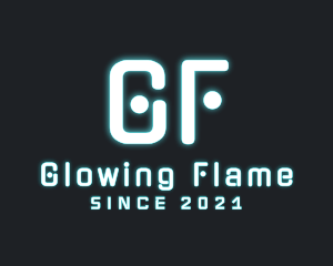 Big Futuristic Glow logo design