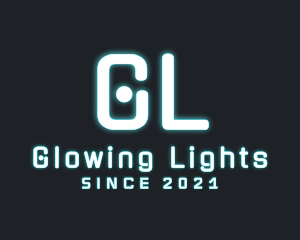 Big Futuristic Glow logo design